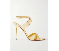 Lidia Leather Sandals - Gold
