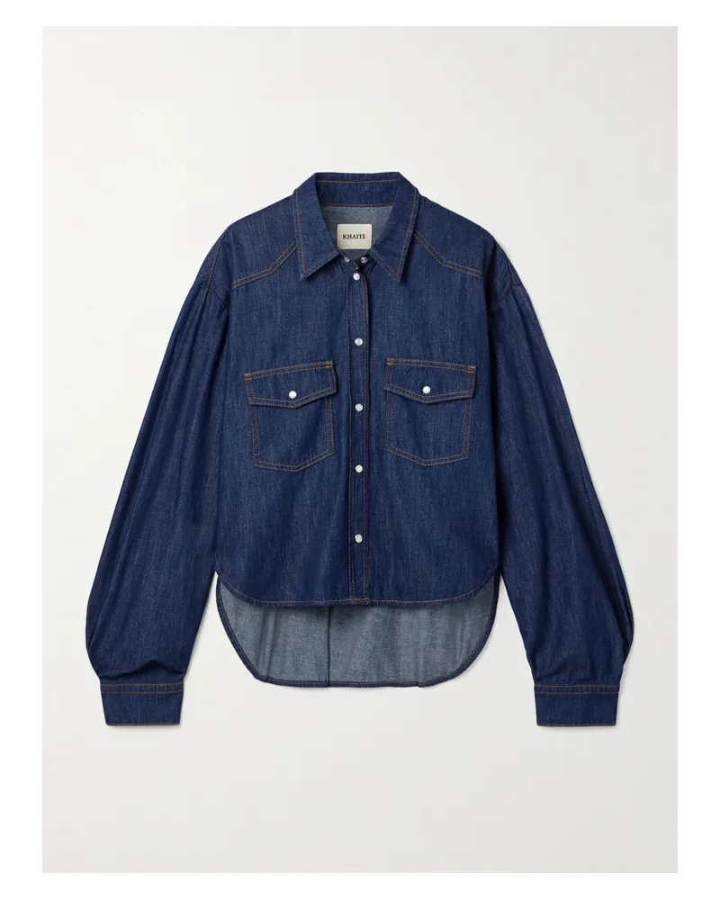 KHAITE Grenon Jeanshemd - Blau Blau