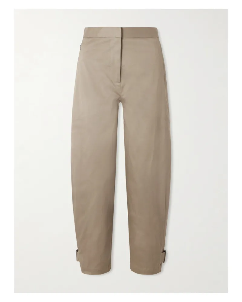 Proenza Schouler Serene Hose Aus Twill Aus Einer Baumwollmischung - Braun Braun