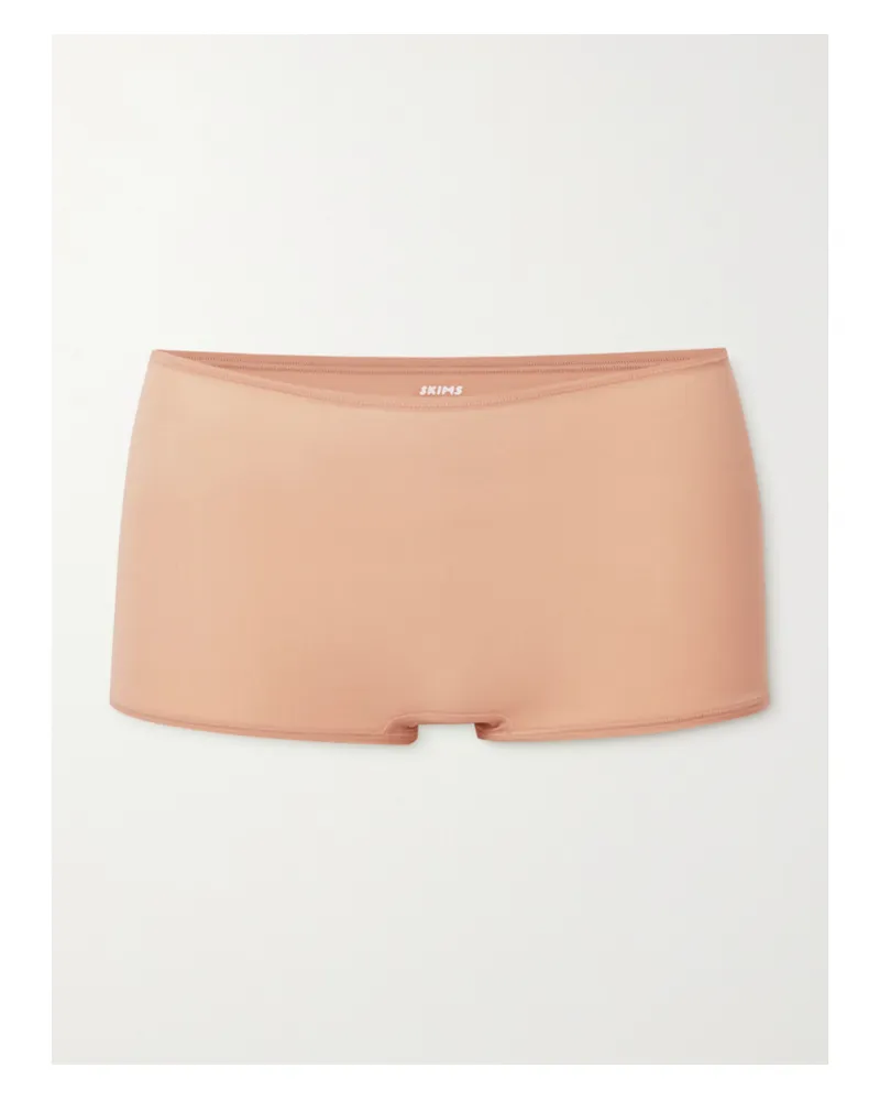 SKIMS Fits Everybody Boy Short – Ochre – Höschen - Neutral Neutral