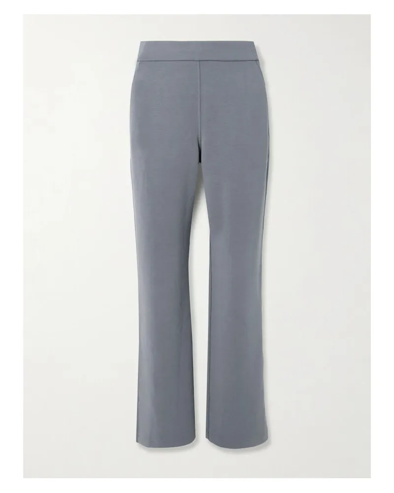 LULULEMON Hoch Sitzende Hose Mit Geradem Bein Aus Softstreme™-material - Grau Grau