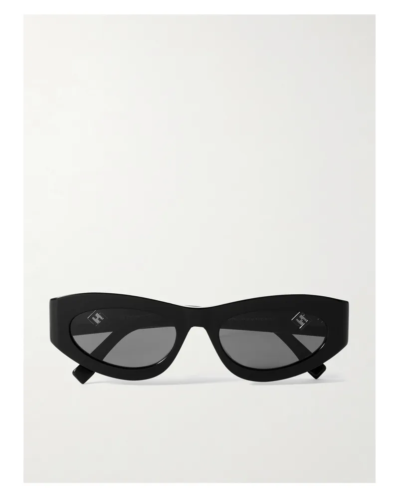 Fendi Ff Diamonds Sonnenbrille Mit Cat-eye-rahmen Aus Azetat - Schwarz Schwarz