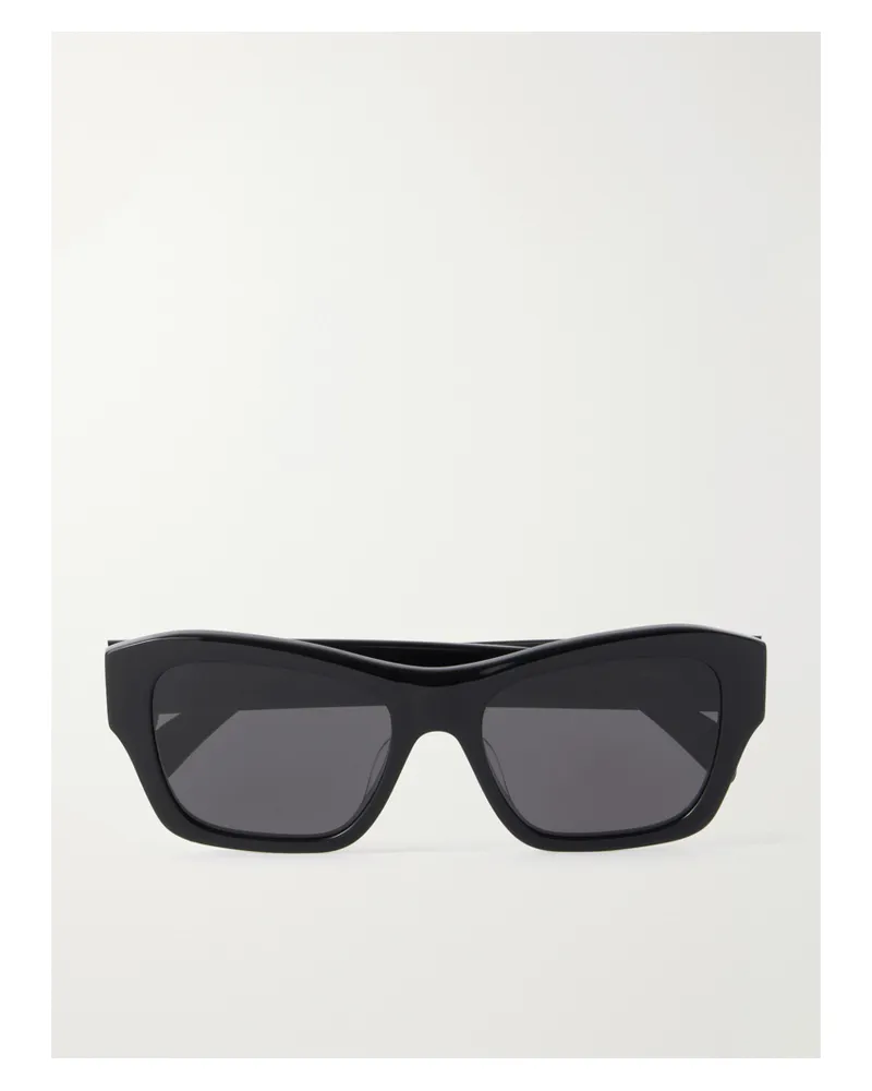 Celine Triomphe Square-frame Acetate Sunglasses - Black Black