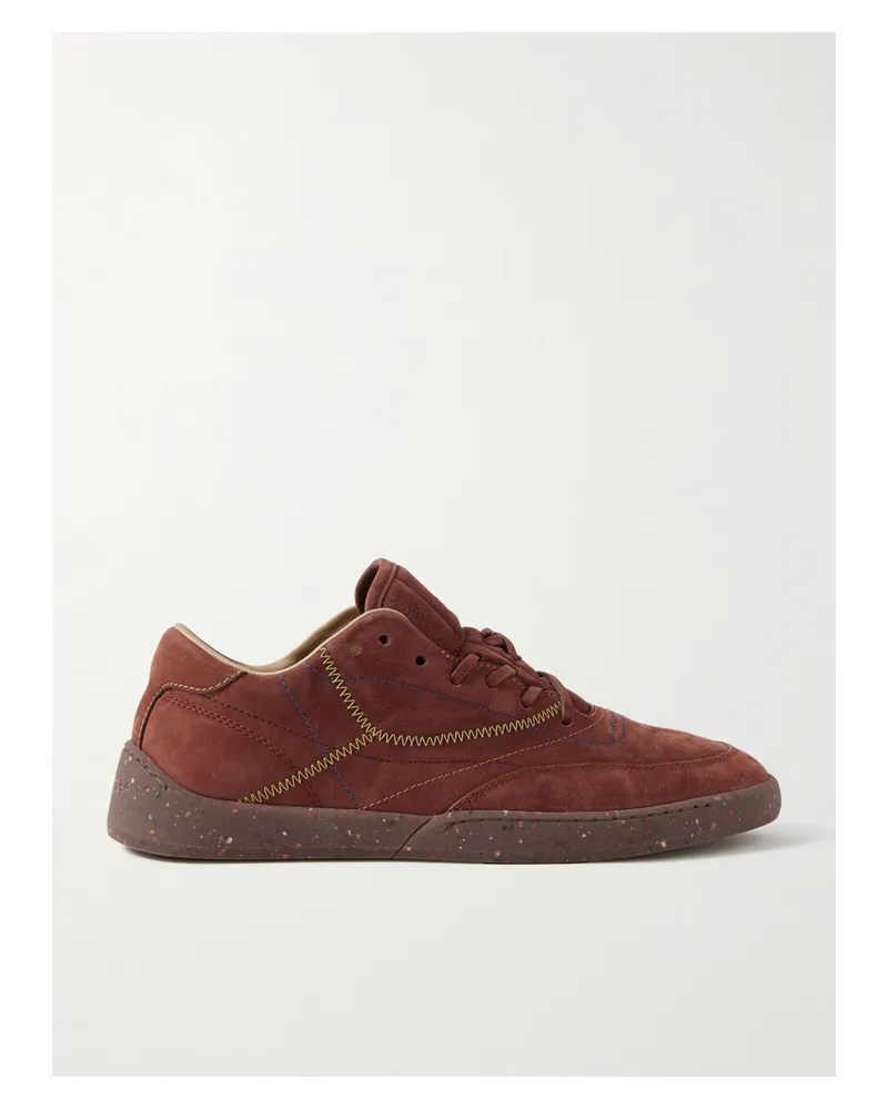 Gabriela Hearst Ohio Sneakers Aus Veloursleder - Burgunder Burgunder