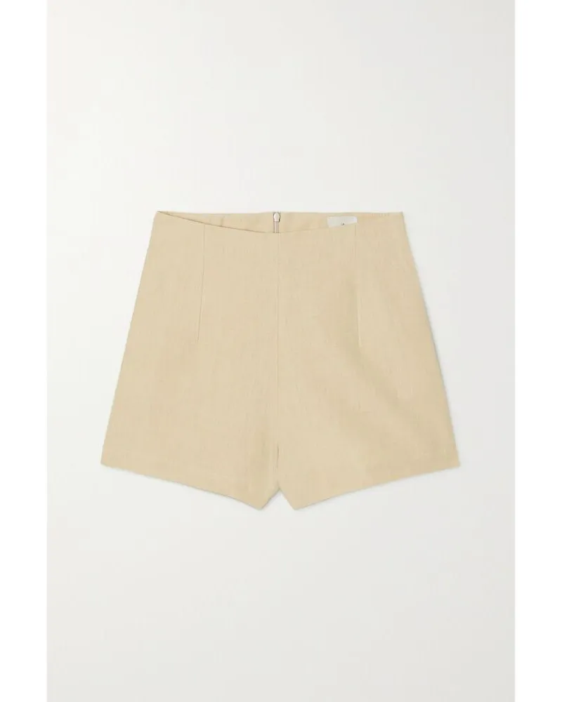 Le Kasha 1918 Net Sustain Ezbet Shorts Aus Bioleinen - Neutral Neutral