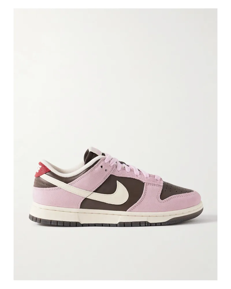 Nike Dunk Low Sneakers Aus Leder Und Veloursleder - Braun Braun