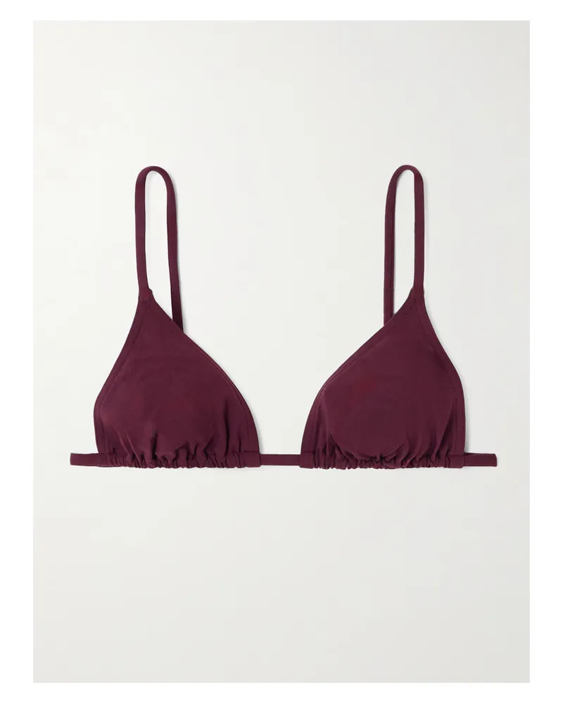 Eres Les Essentiels Mouna Triangel-bikini-oberteil - Burgunder Burgunder