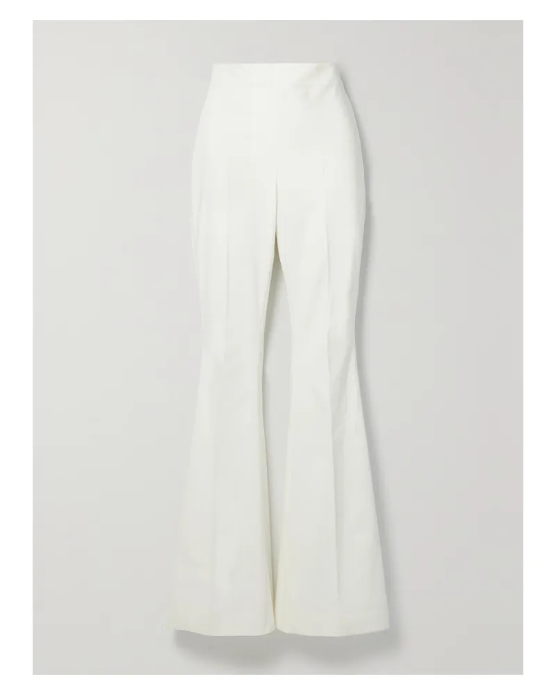 Akris Schlaghose Aus Twill Aus Einer Baumwollmischung - Weiß Weiß