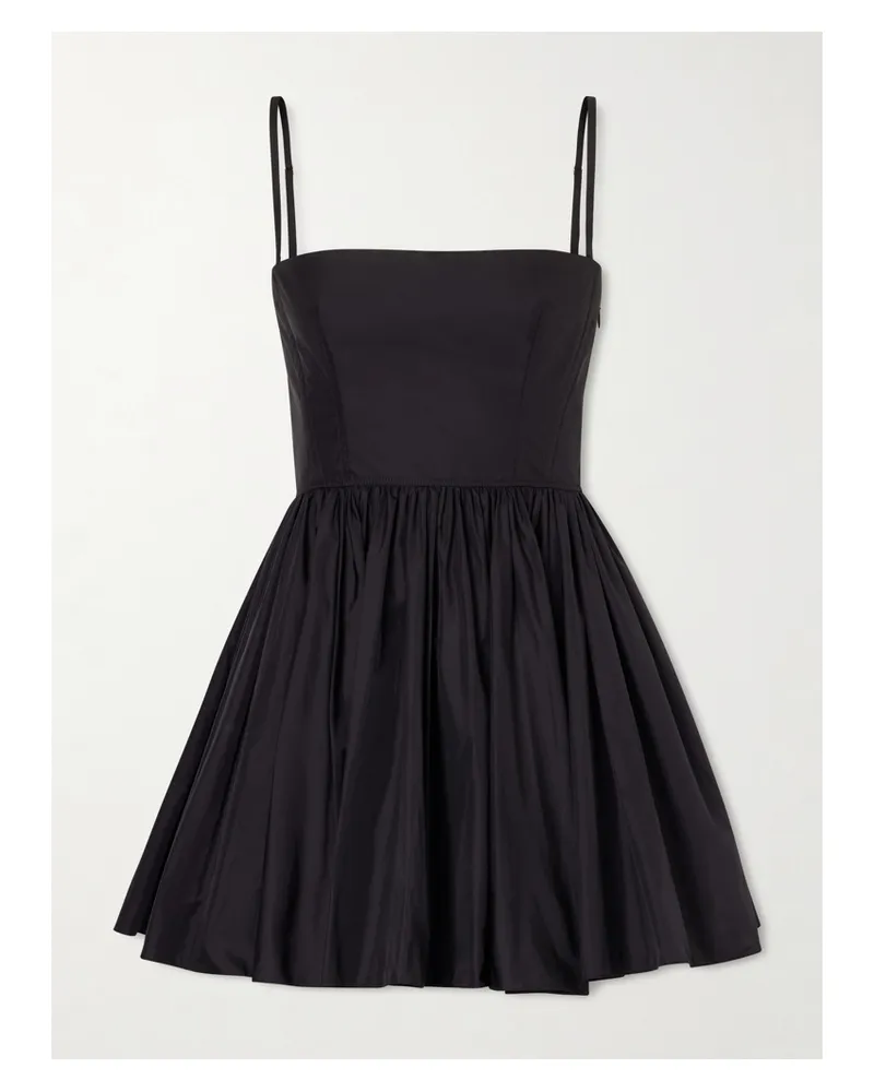 Alaïa Taffeta Bustier Mini Dress - Black Black