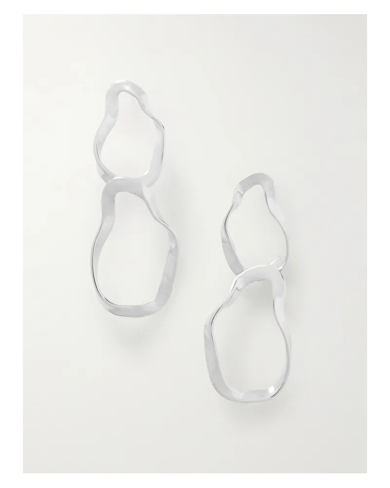 AGMES Viviane Small Recycled Sterling Silver Earrings Silver