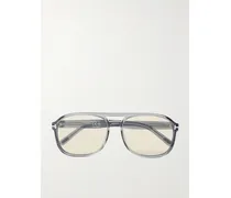 Rosco Pilotensonnenbrille Aus Azetat - Grau