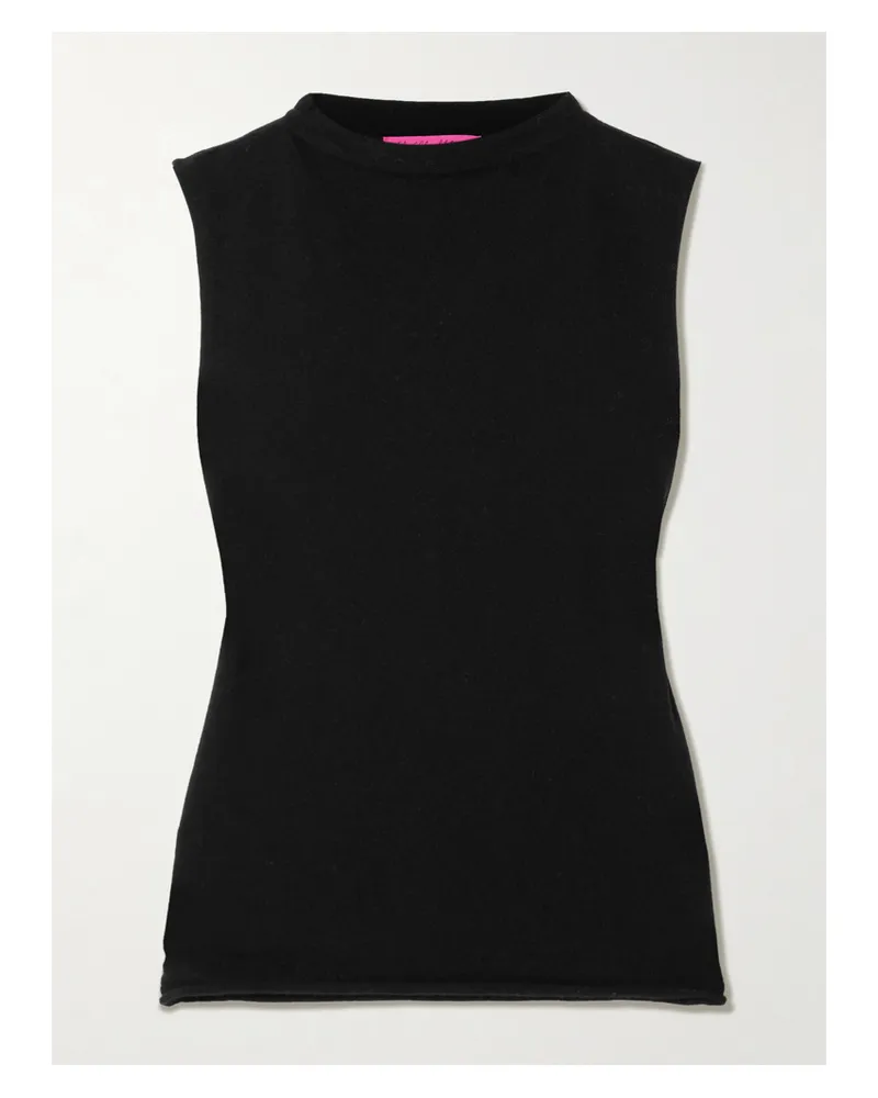 The Elder Statesman Tanktop Aus Kaschmir - Schwarz Schwarz