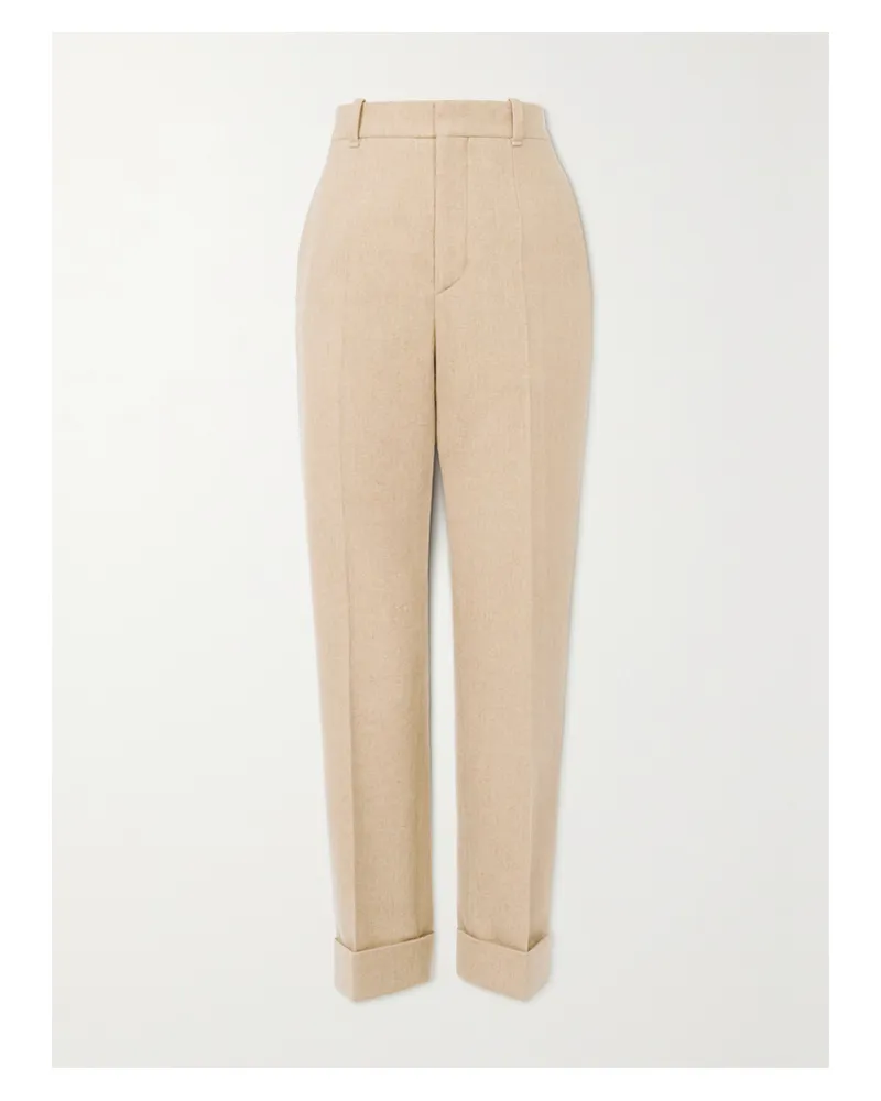 Chloé Hose Aus Einer Woll-kaschmirmischung - Neutral Neutral