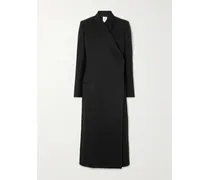 Freya Mantel Aus Einer Woll-seidenmischung - Schwarz