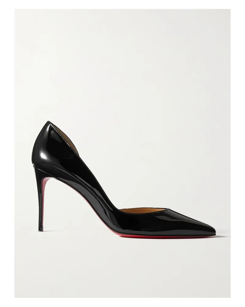 Christian Louboutin Iriza 85 Pumps Aus Lackleder - Schwarz Schwarz