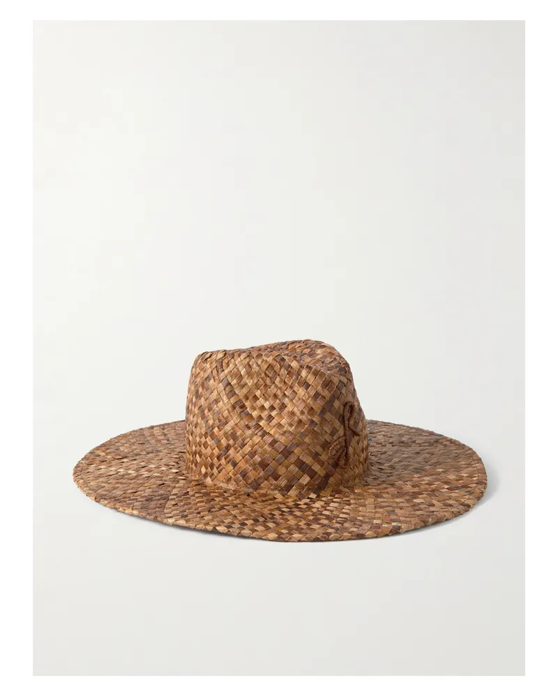 RUSLAN BAGINSKIY Fedora Aus Stroh - Braun Braun