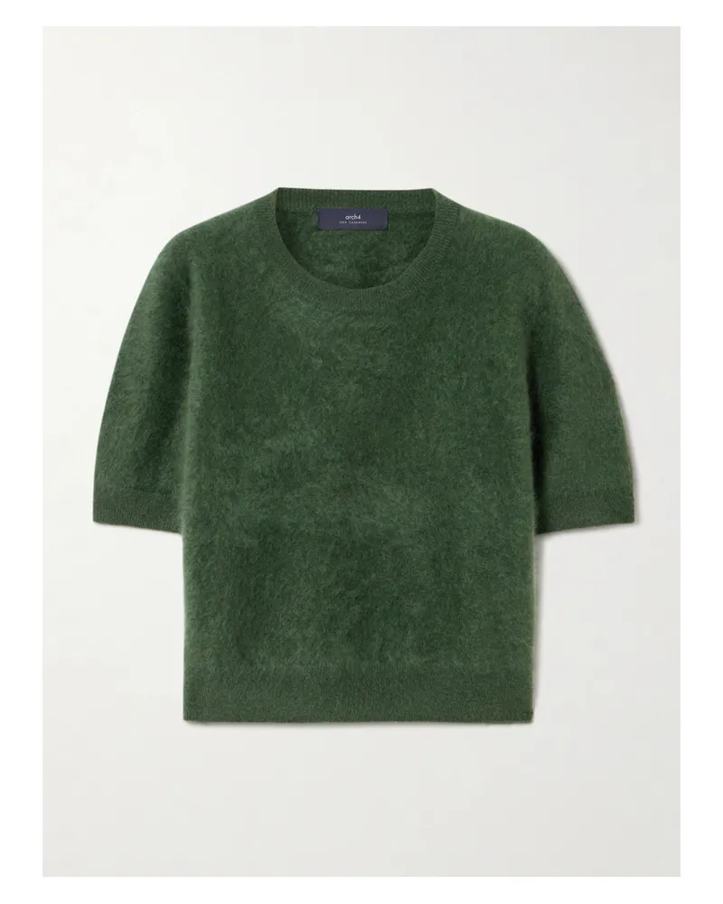 arch4 Toulon Pullover Aus Gebürstetem Biokaschmir - Grün Grün