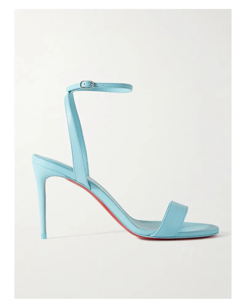 Christian Louboutin Loubigirl 85 Sandalen aus Leder Blau