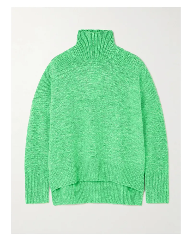 Lisa Yang Heidi Cashmere Turtleneck Sweater - Green Green