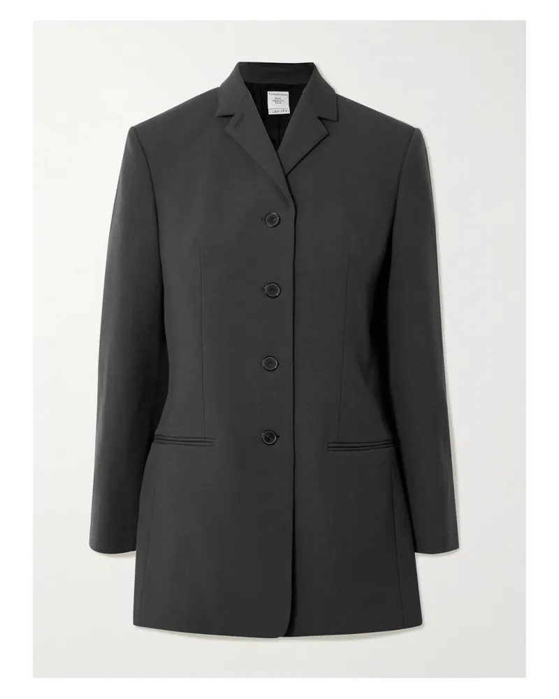 Calvin Klein Adrian Wool Blazer - Gray Gray