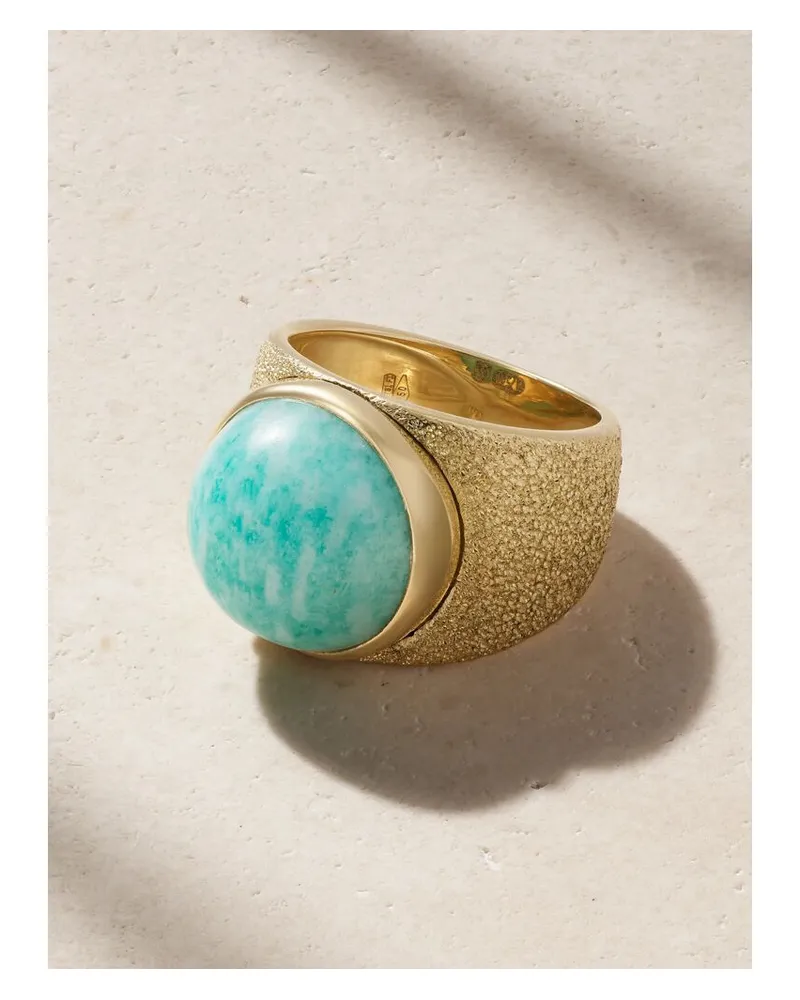 Carolina Bucci Downtown Ring Aus 18 Karat Gold Mit Amazonit Gold