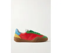 Sneakers Aus Veloursleder Und Leder - Mehrfarbig