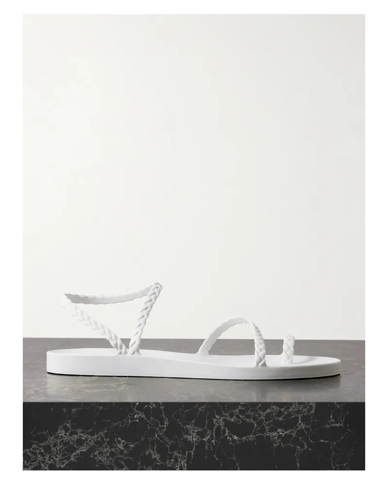 Ancient Greek Sandals Eleftheria Rubber Sandals - White White