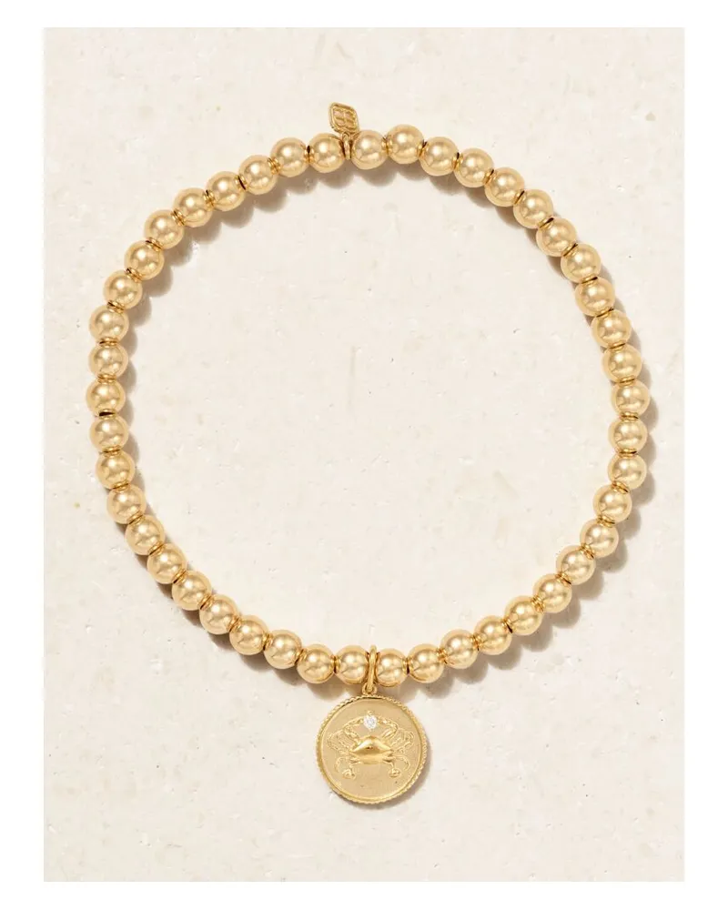 Sydney Evan Cancer Armband Aus 14 Karat Gold Mit Diamant Gold