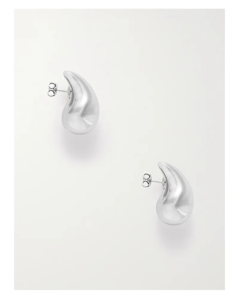 Bottega Veneta Silver Earrings Silver
