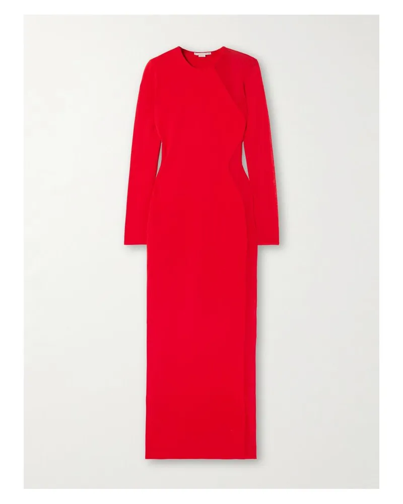 Stella McCartney Miracle Midikleid Aus Strick - Rot Rot
