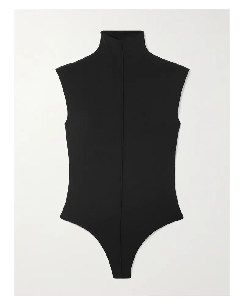 WARDROBE.NYC Rhw Body Aus Jersey Mit Stehkragen - Schwarz Schwarz