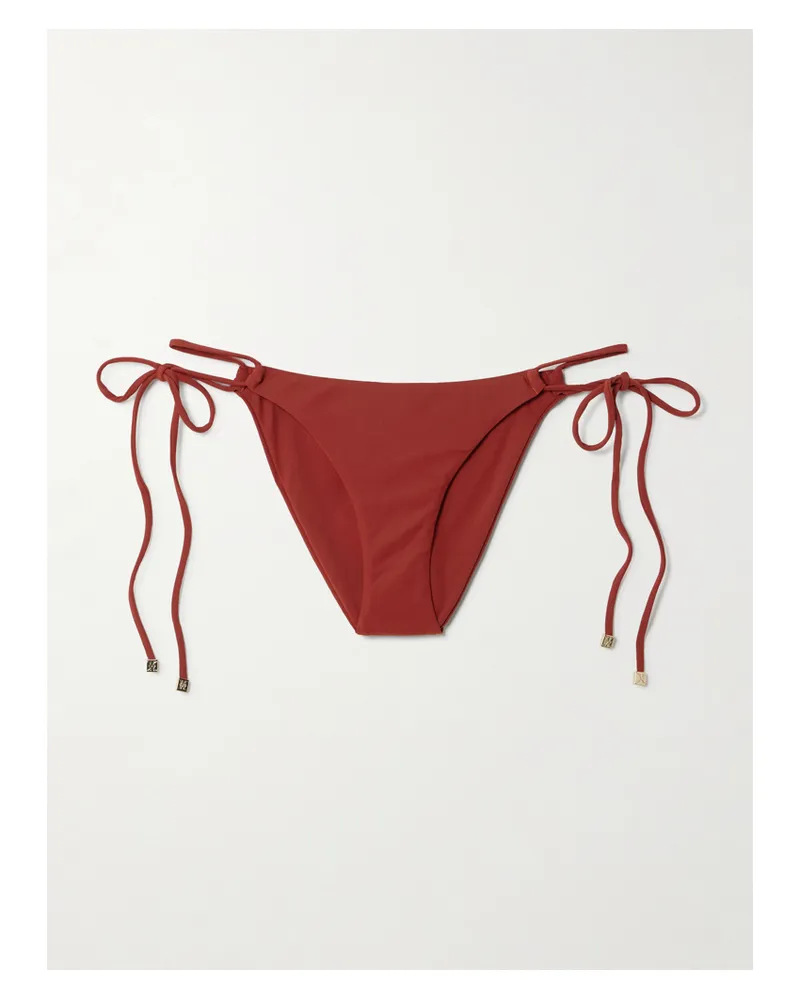 Kiki De Montparnasse Echauffer Bikini-höschen Mit Verzierungen - Rot Rot