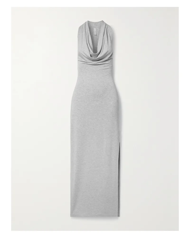 Norma Kamali Neeta Maxikleid Aus Stretch-jersey - Grau Grau
