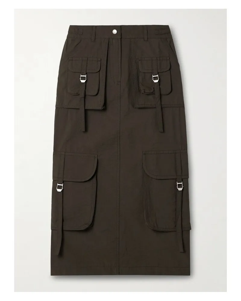 Acne Studios Midi-cargorock Aus Einer Baumwollmischung - Grau Grau