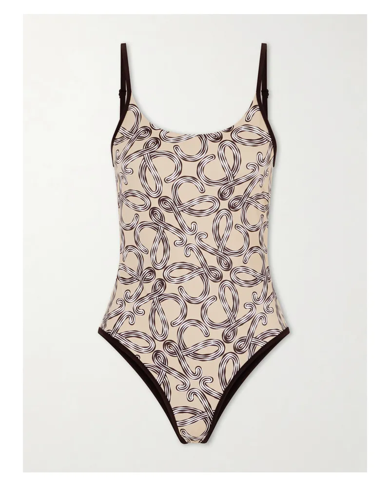 Loewe Printed Swim Suit - Neutrals Neutrals