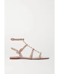 Valentino Garavani Rockstud Sandalen aus Leder Pink