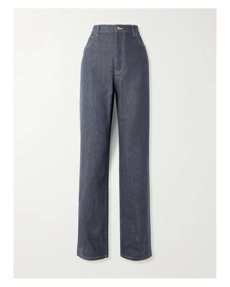 Loro Piana Tye Straight-leg Jeans - Blue Blue