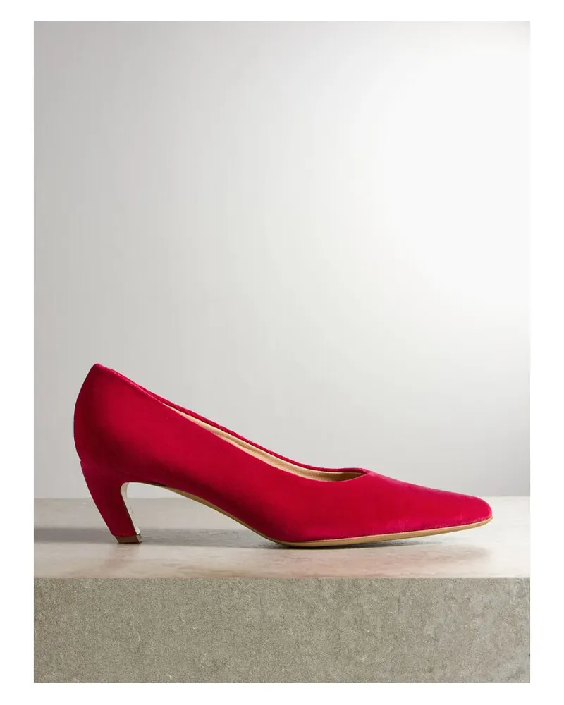 Gabriela Hearst Peggy Pumps Aus Samt - Rot Rot