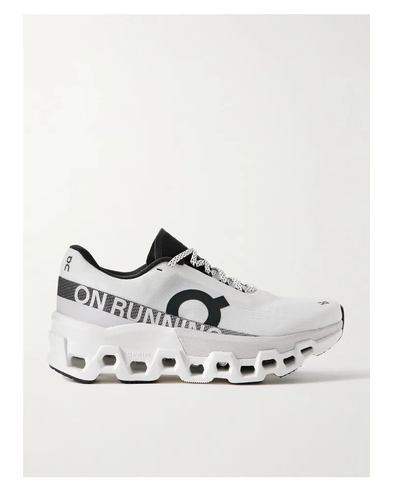 ON Cloudmonster 2 Sneakers Aus Mesh Mit Gummibesätzen - Weiß Weiß