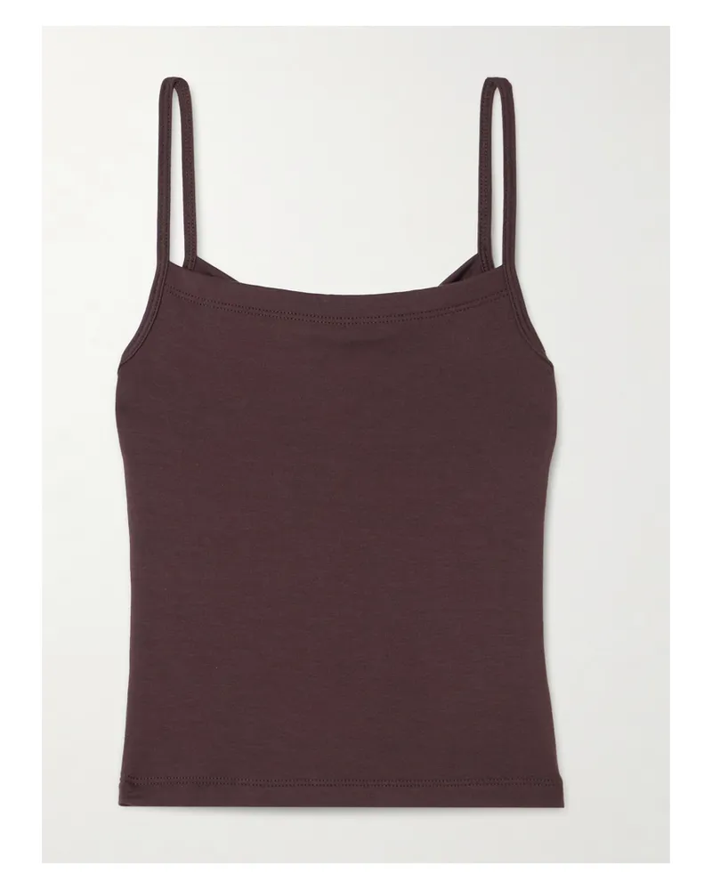 ÉTERNE Tanktop Aus Stretch-modal-jersey - Braun Braun