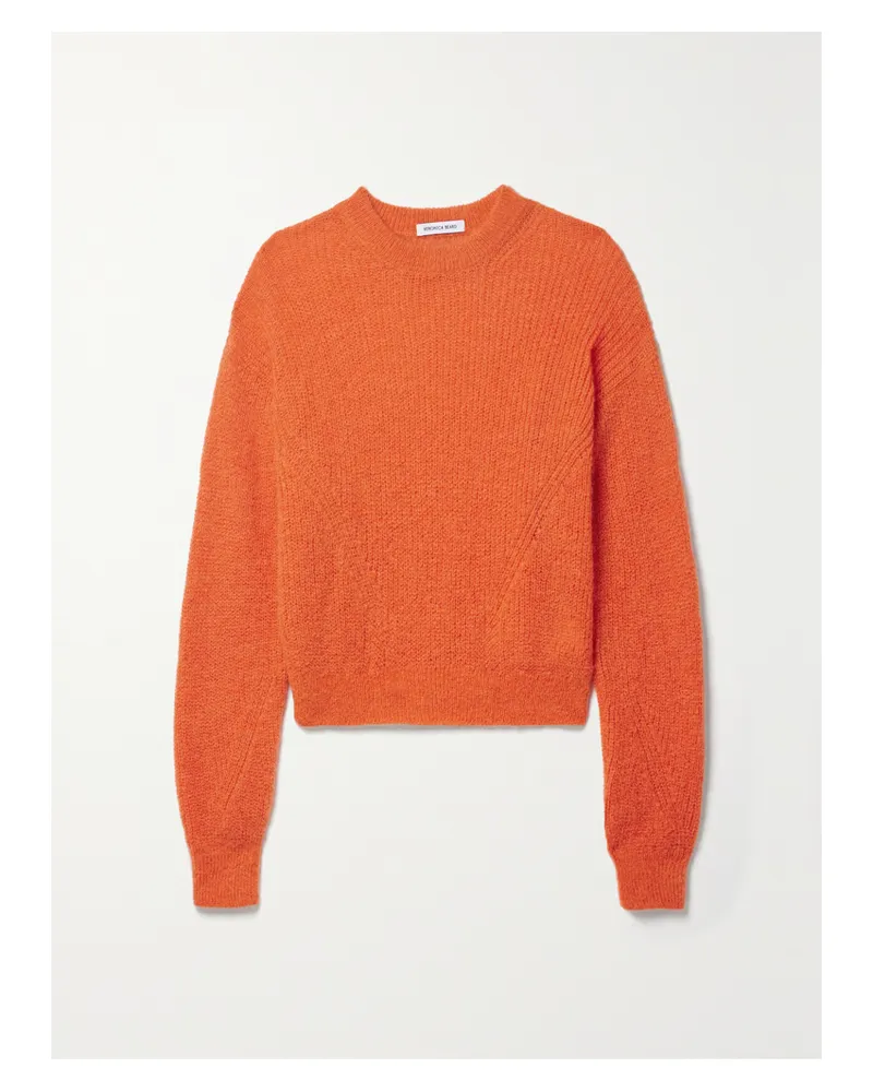 Veronica Beard Melinda Rippstrickpullover - Orange Orange