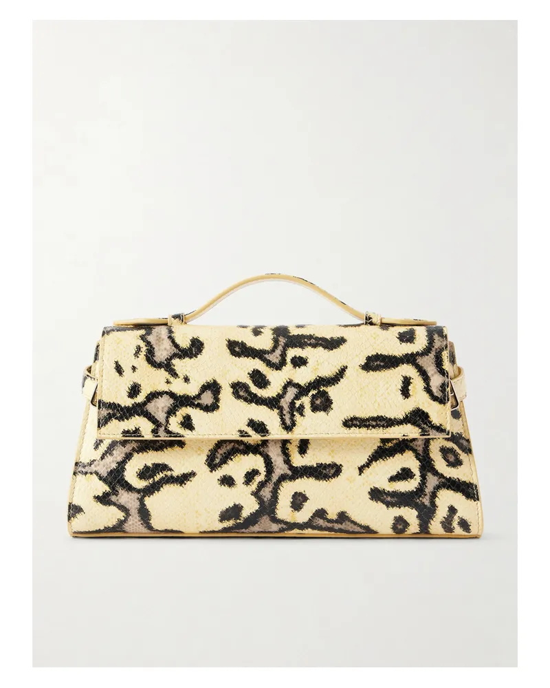 Proenza Schouler Tate Snake-effect Leather Tote - Animal Print Animal