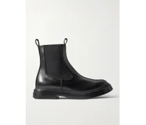 Bank Leather Chelsea Boots - Black