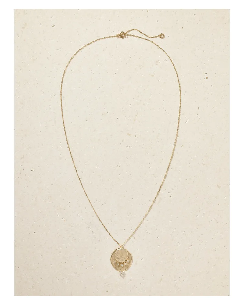 Pascale Monvoisin Gaby N°2 Kette Aus 9 Karat Gold Mit Diamanten Gold