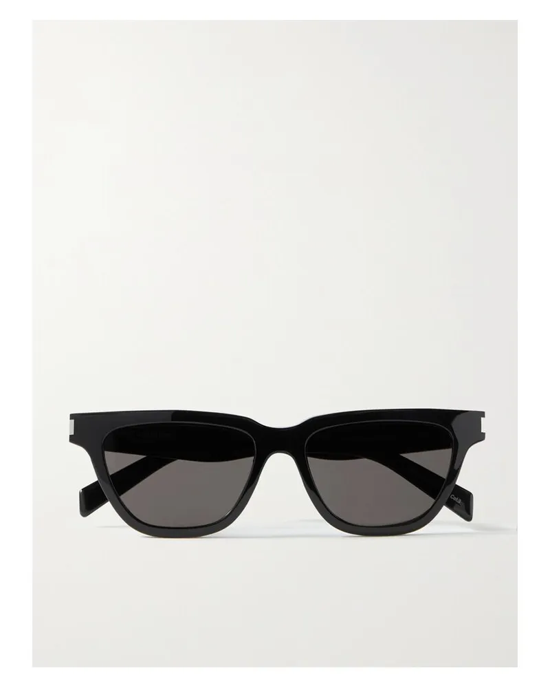 Saint Laurent Sulpice Sonnenbrille Mit D-rahmen Aus Azetat - Schwarz Schwarz