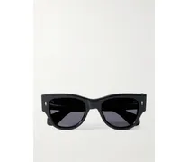 Chelsea Sonnenbrille Mit Eckigem Rahmen Aus Azetat - Schwarz