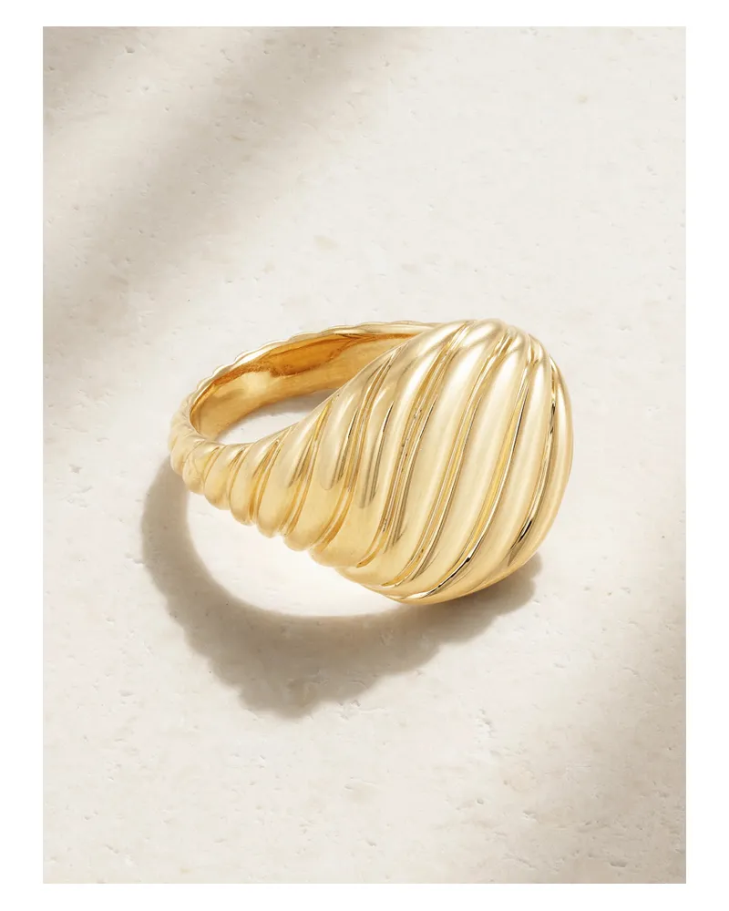 David Yurman Cable Ring Aus 18 Karat Gold Gold