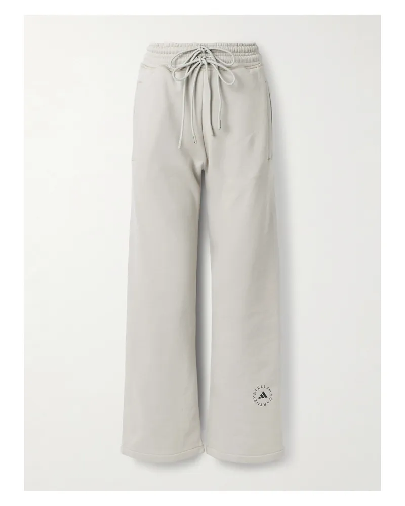 adidas Organic Cotton-jersey Track Pants - Green Green