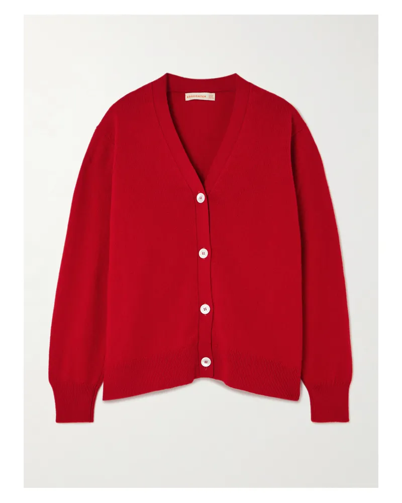 &Daughter Ava Wool Cardigan - Red Red