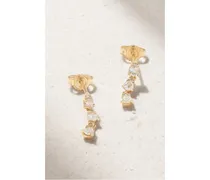 Ohrringe aus 10 Karat  mit Diamanten